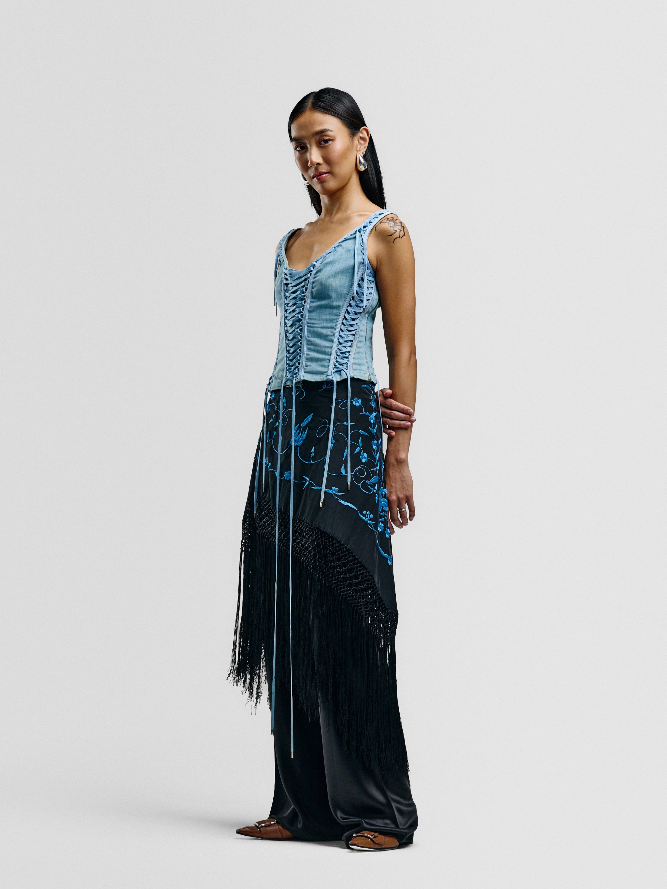 Christian Dior Lace-Up Bustier