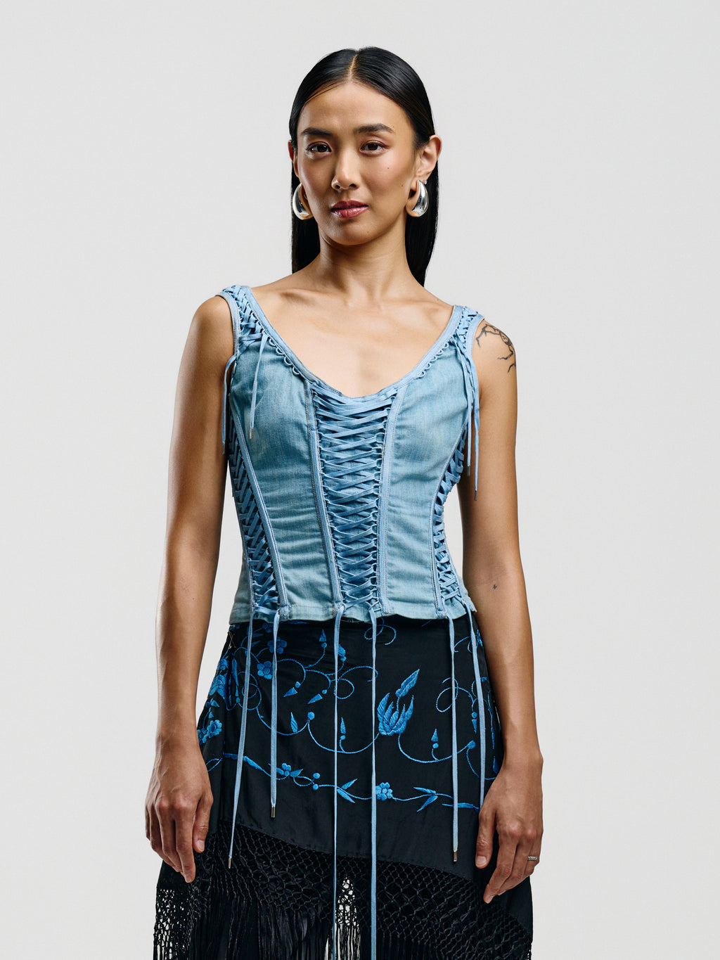 Christian Dior Lace-Up Bustier