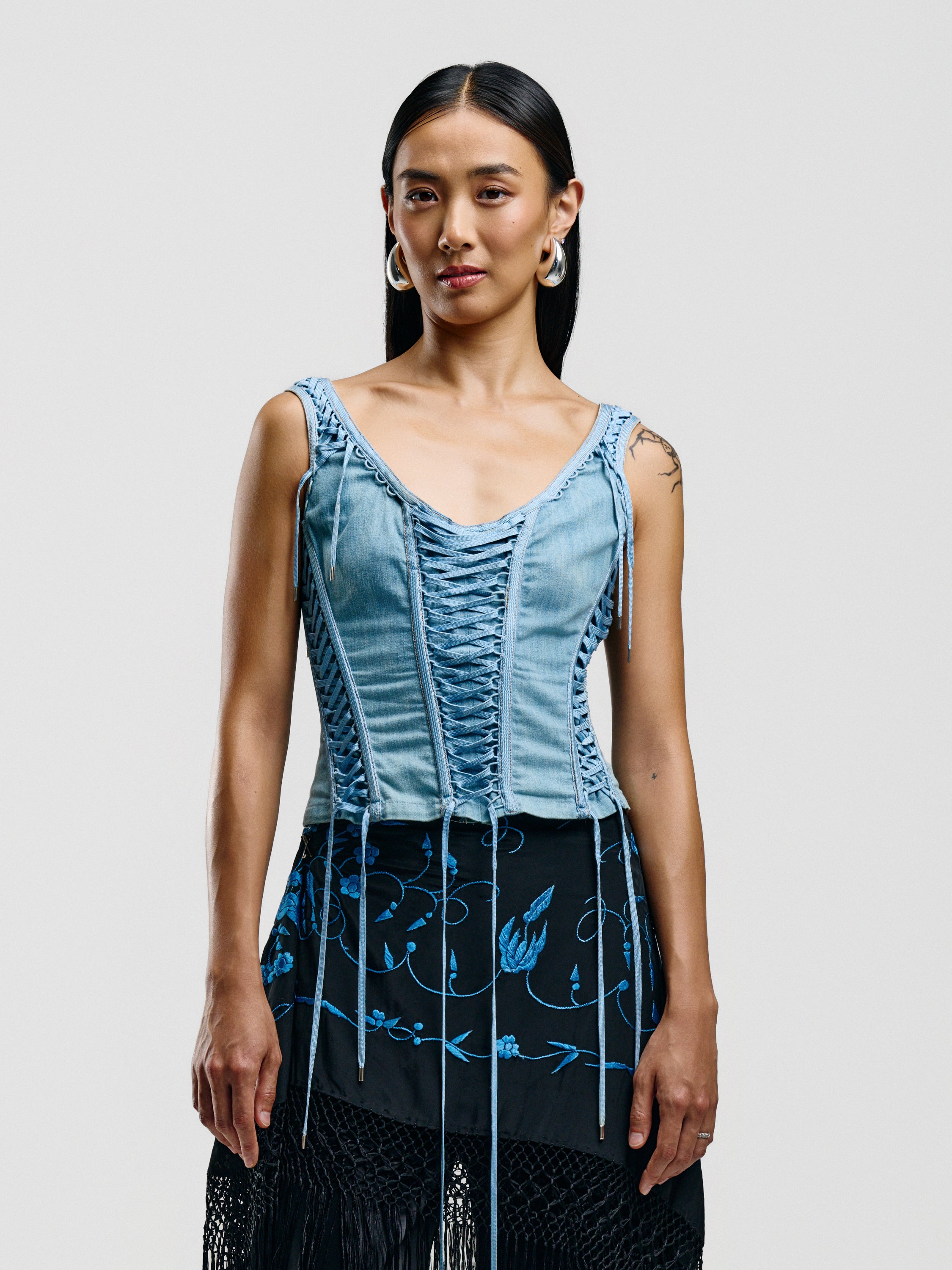 Christian Dior Lace-Up Bustier