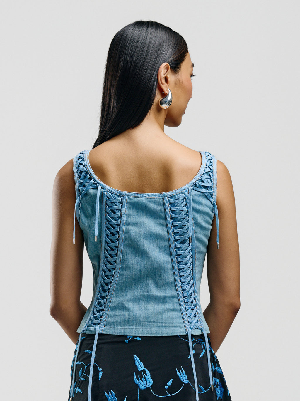 Christian Dior Lace-Up Bustier