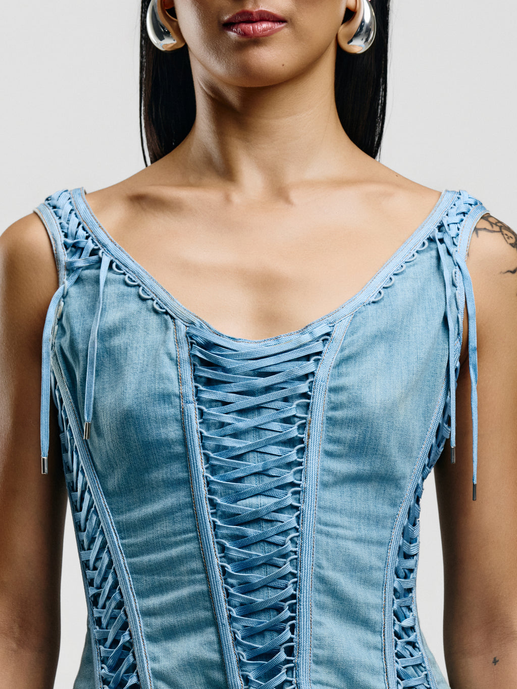Christian Dior Lace-Up Bustier