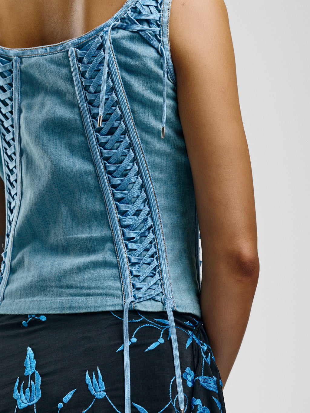 Christian Dior Lace-Up Bustier
