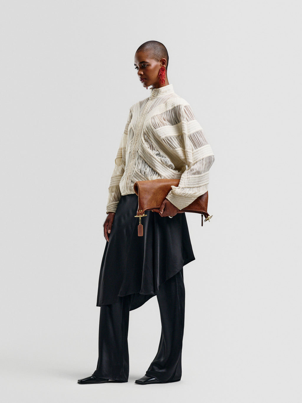 Celine Sheer Quilted Bomber