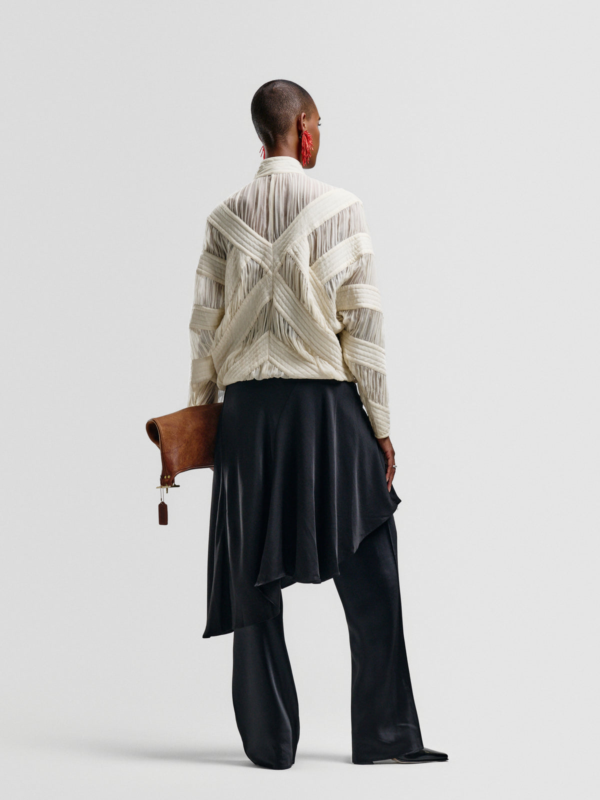 Celine Sheer Quilted Bomber