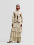 Escada Couture Silk Tiered Skirt