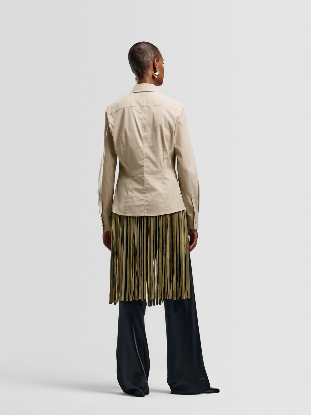 Escada Sand Collared Shirt