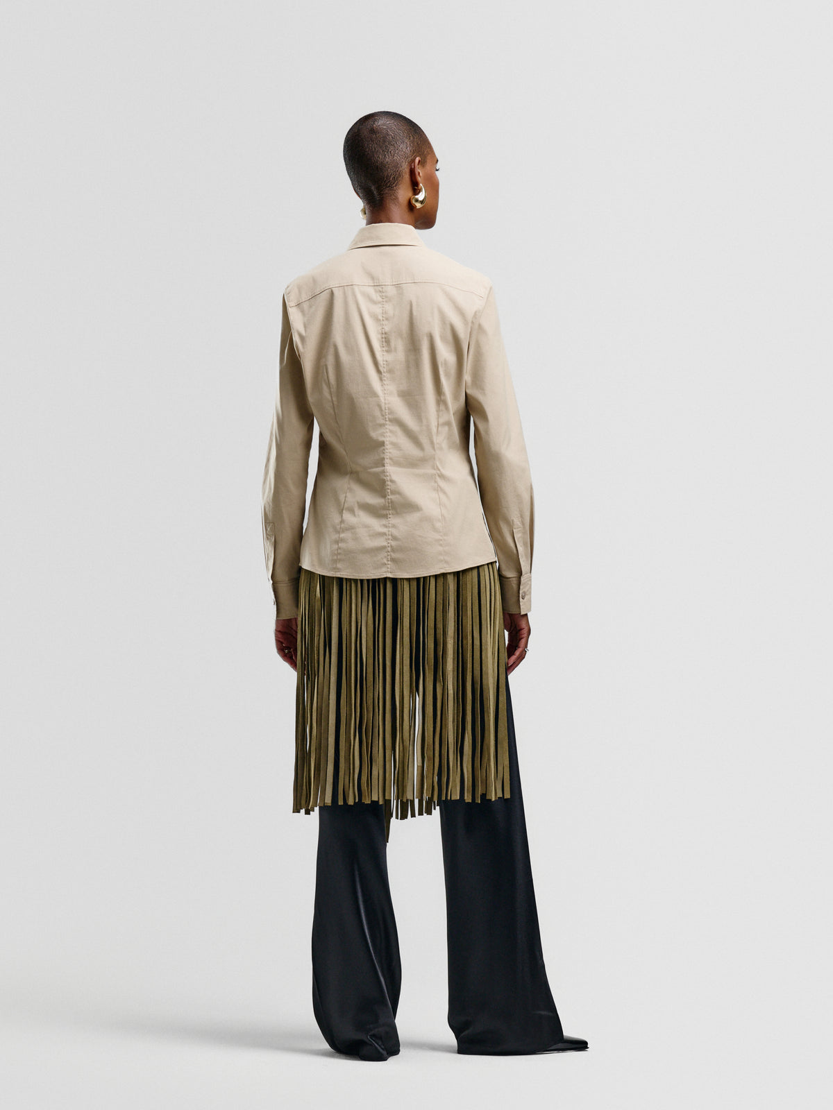 Escada Sand Collared Shirt