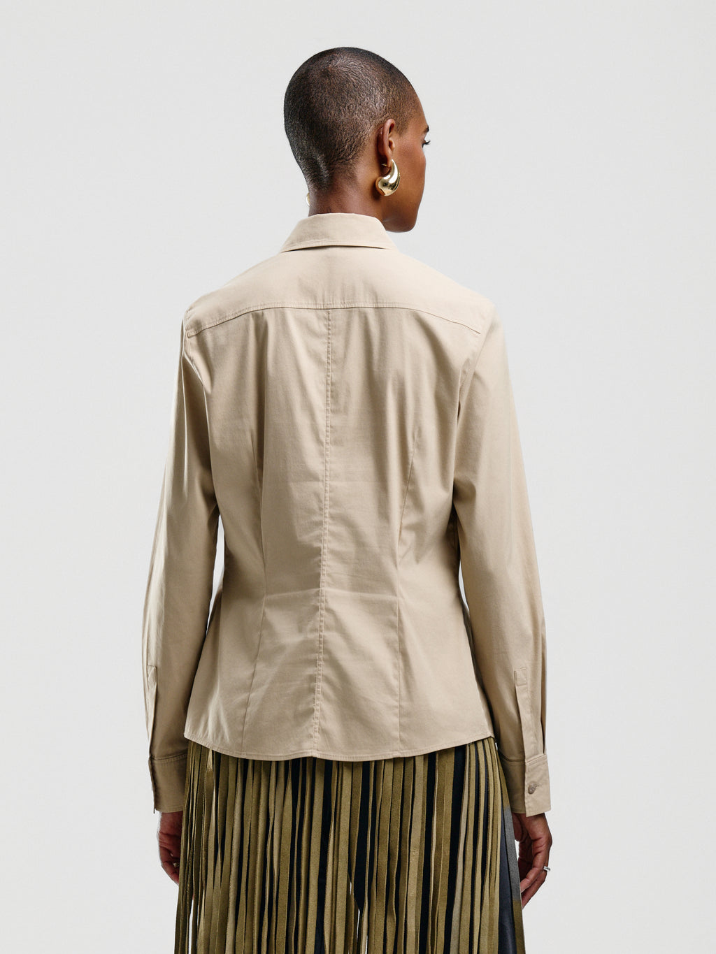Escada Sand Collared Shirt