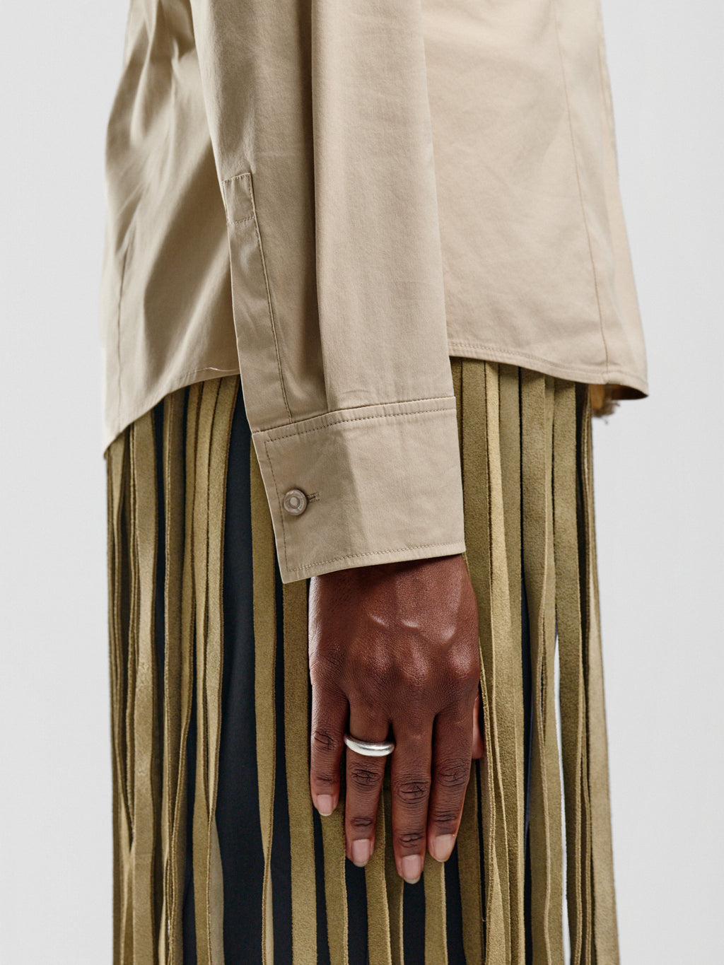 Escada Sand Collared Shirt