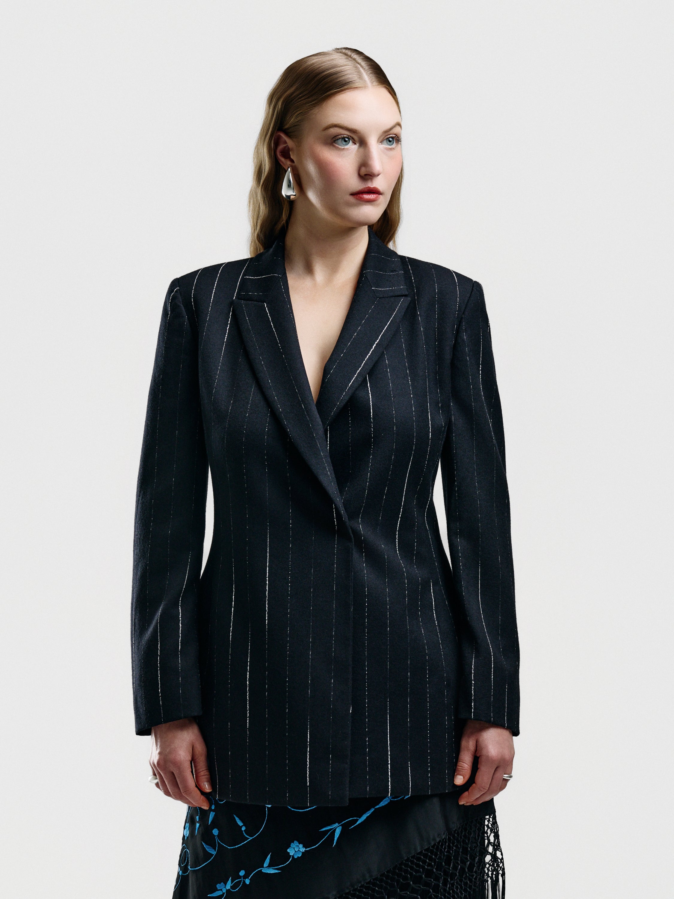 Gianfranco Ferre Pinstripe Blazer