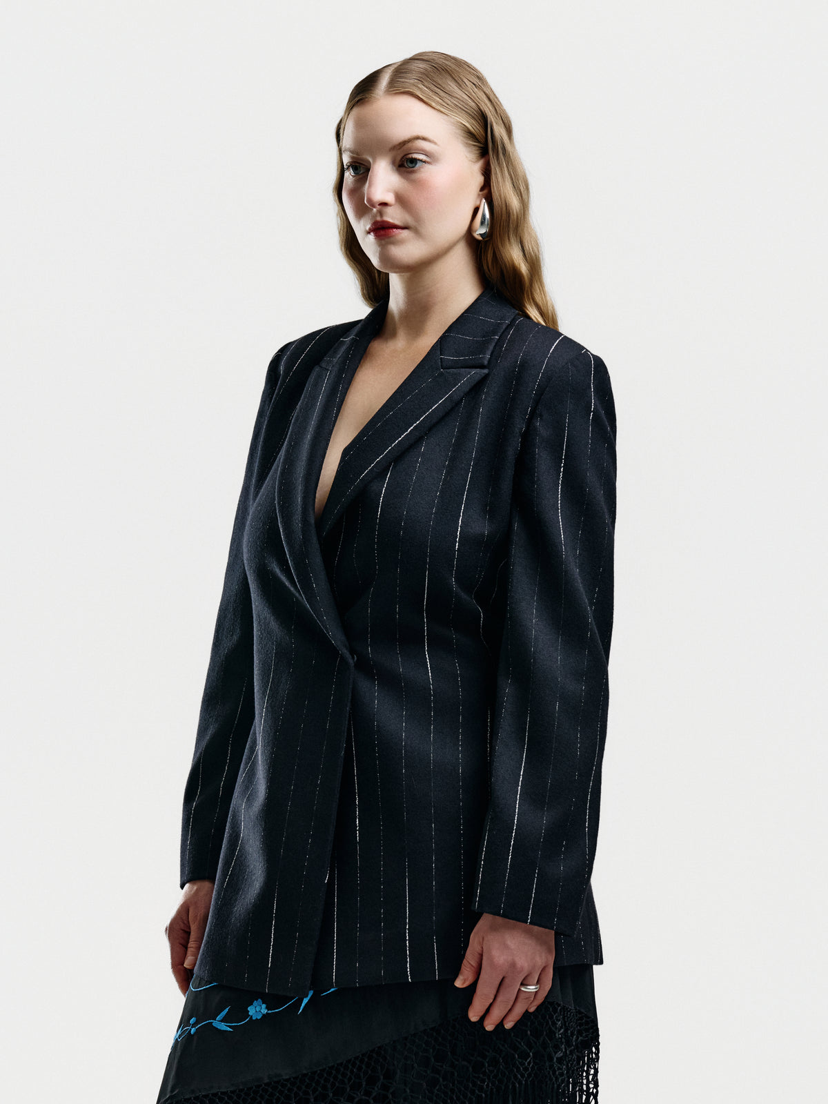 Gianfranco Ferre Pinstripe Blazer