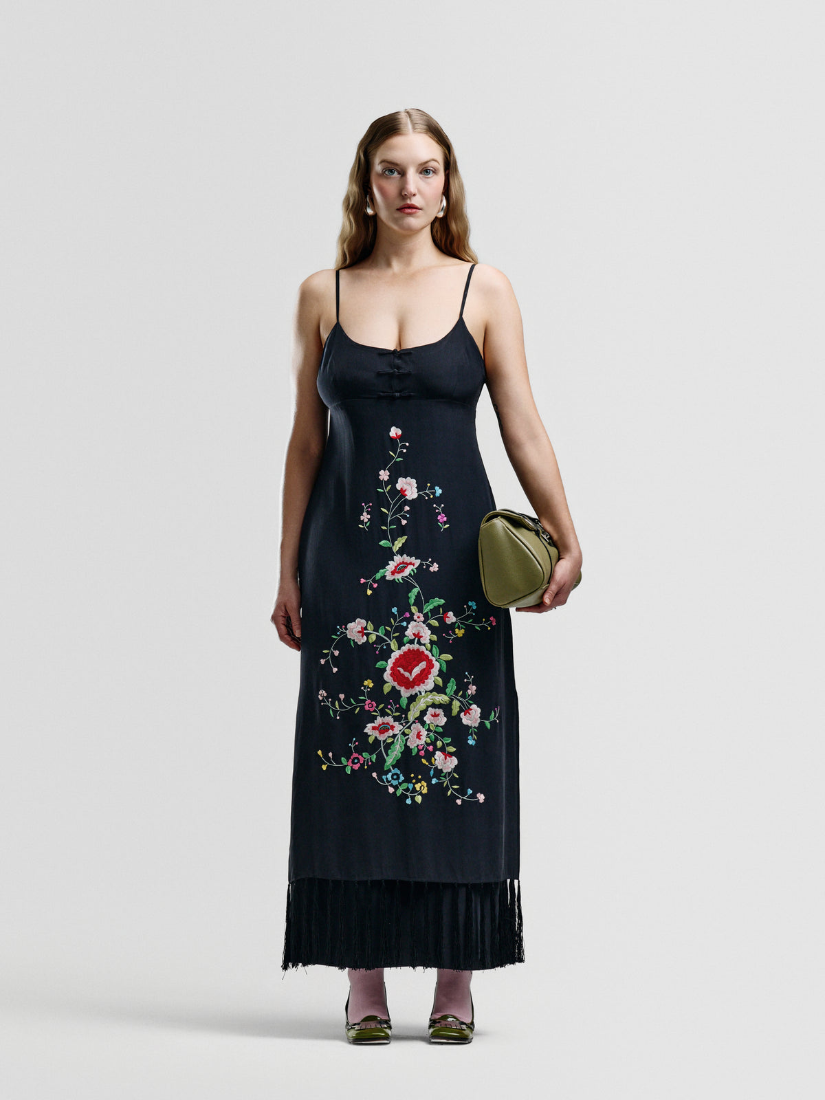 Sue Wong Embroidered Dress