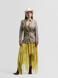 Chloé Buckle-Front Blazer