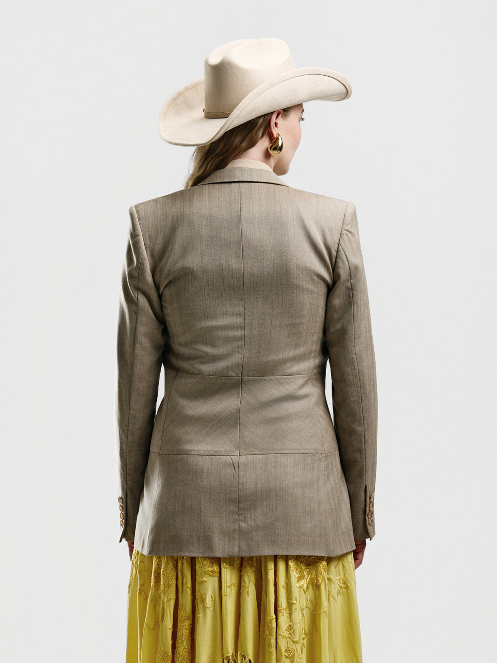 Chloé Buckle-Front Blazer