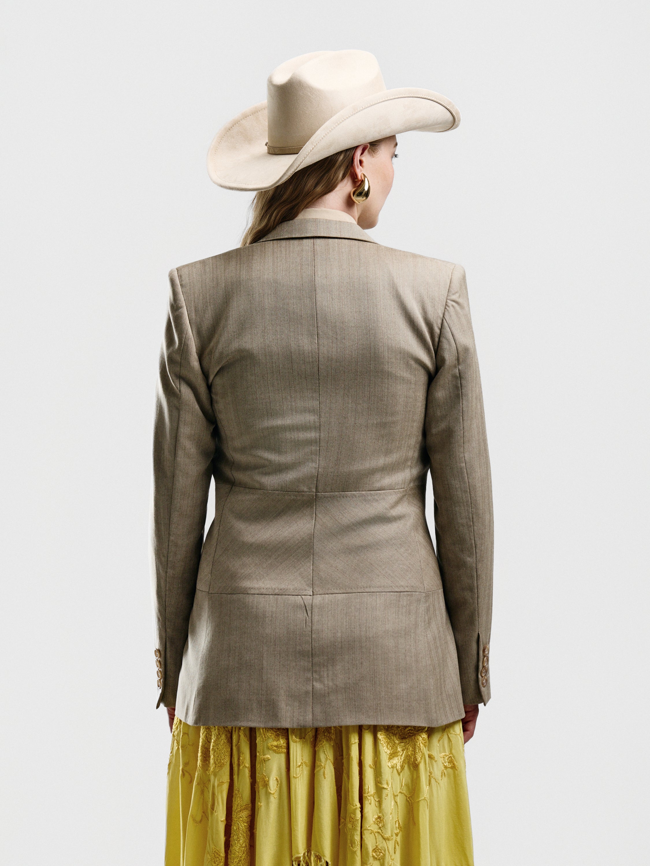 Chloé Buckle-Front Blazer