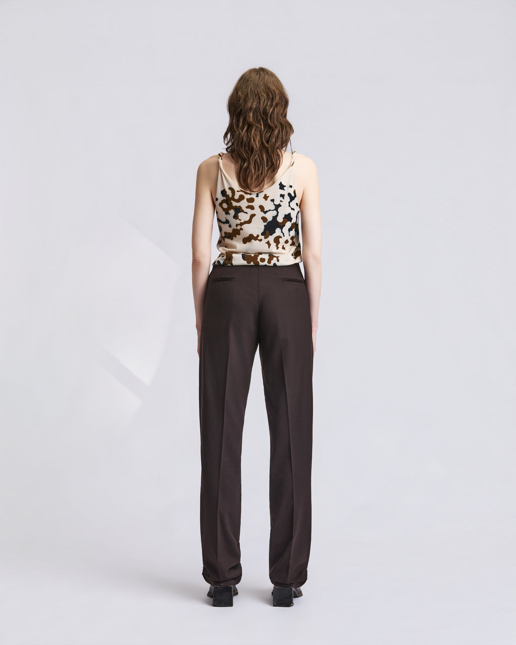 Jil Sander Brown Trousers