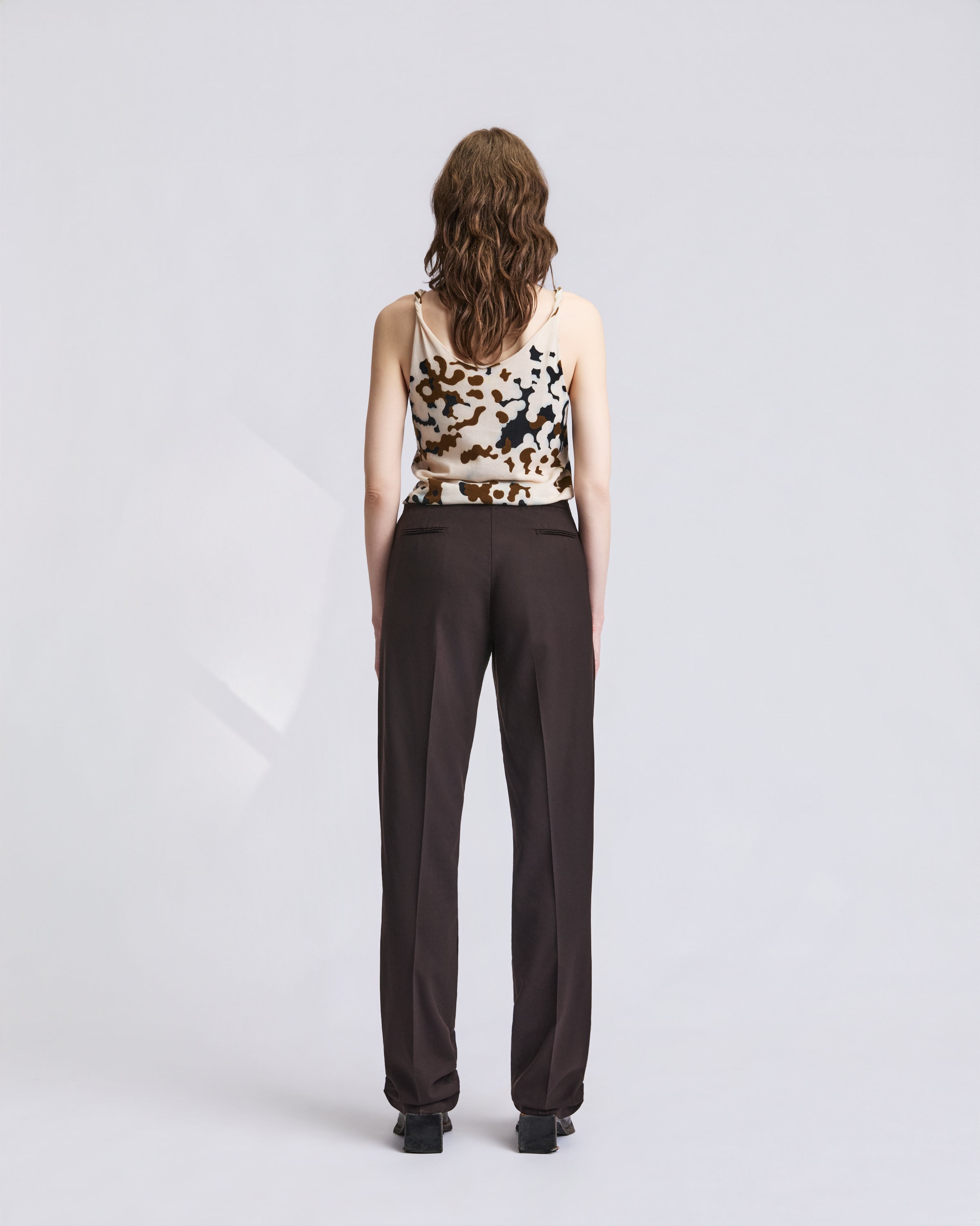 Jil Sander Brown Trousers